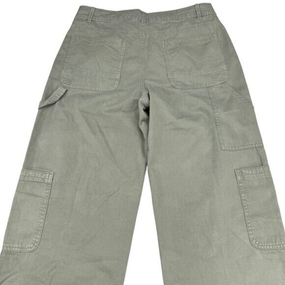 Garage Willow Slouchy Carpenter Pant In Sage Green Size XS - Picture 5 of 6